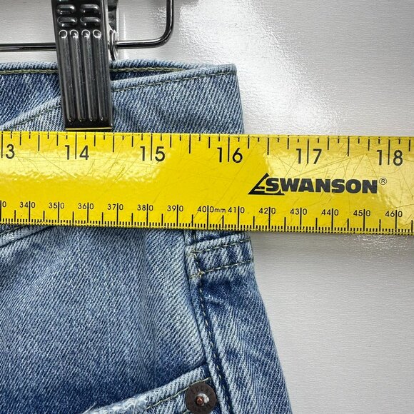 Lucky Brand Jeans Mens 31x32 Blue Denim 223 Straight Stretch Faded Wash Mid Rise - Picture 8 of 9